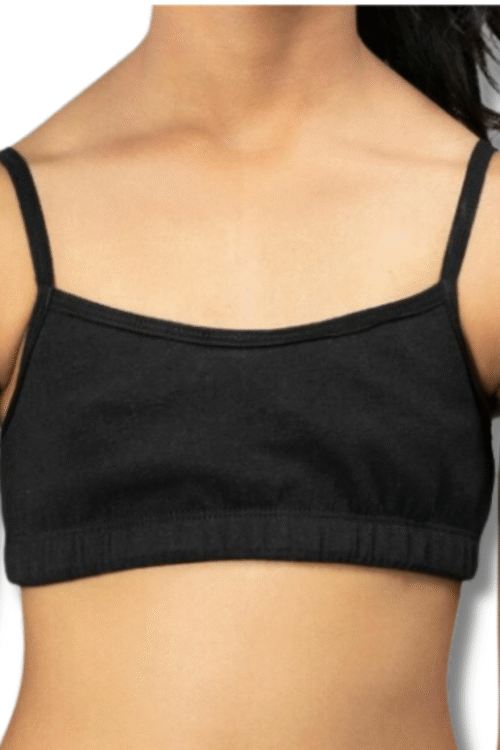 Black Camisole Bra for Teens